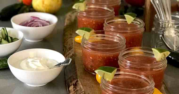 Potluck Picnic with Chilled Gazpacho