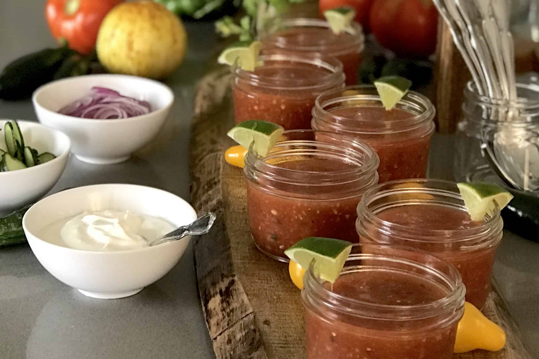 Potluck Picnic with Chilled Gazpacho