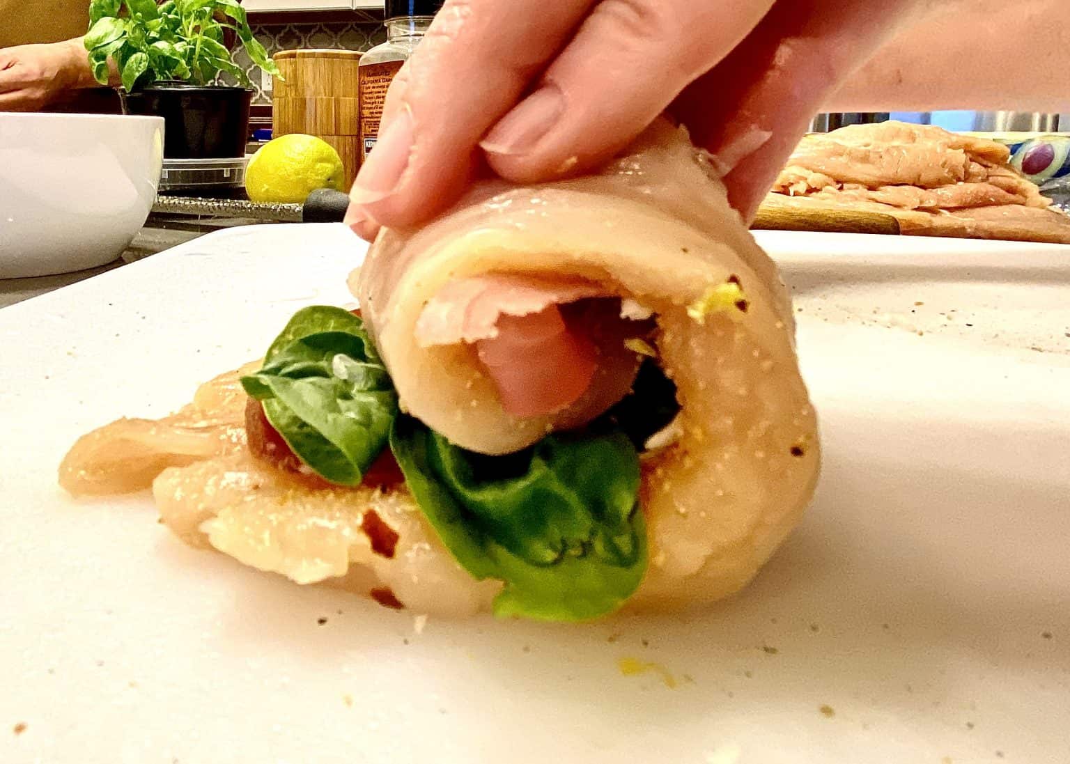 Chicken Roulade with Spinach and Prosciutto - Picnic Life Foodie
