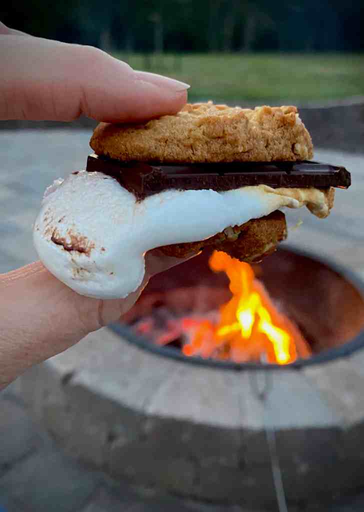 S'mores with Casey's mini cookies